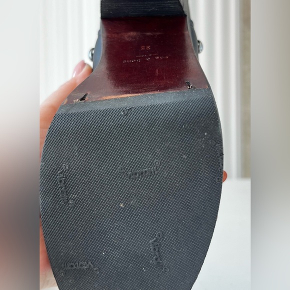 rag & bone Black Ankle Booties with Metallic Accents - Picture 7 of 17